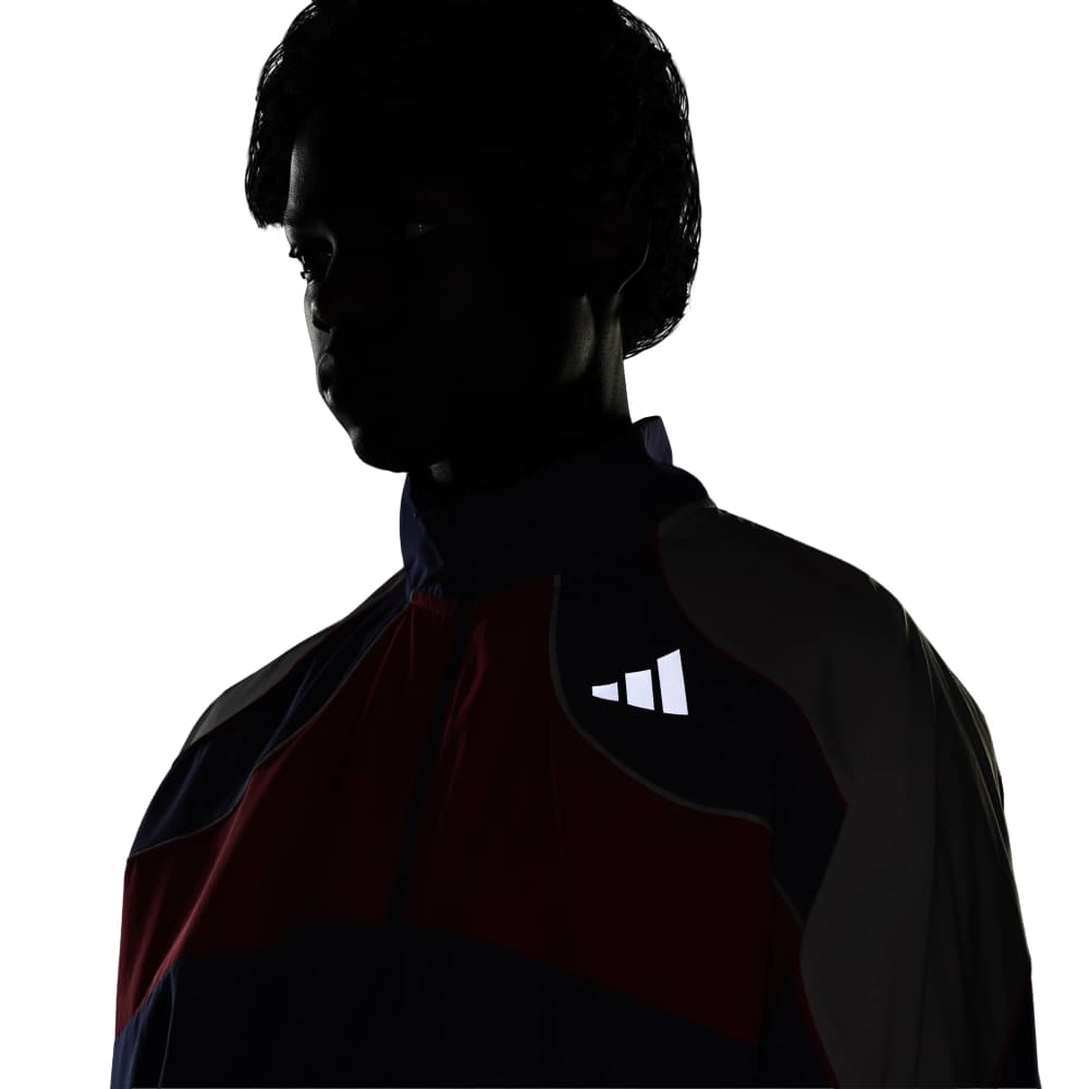 Adidas Adizero Archive Løpejakke Herre Blå/Rød/Hvit