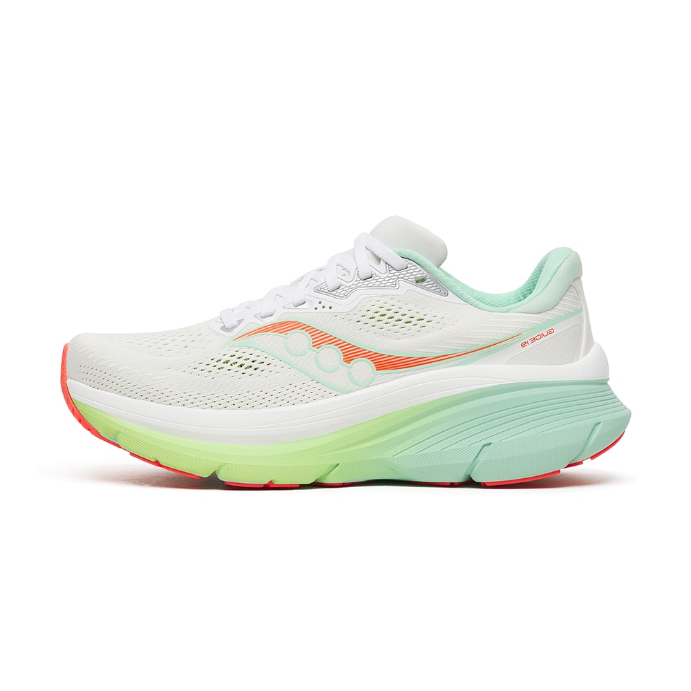 Saucony Guide 19 Løpesko Dame Hvit/Flerfarget