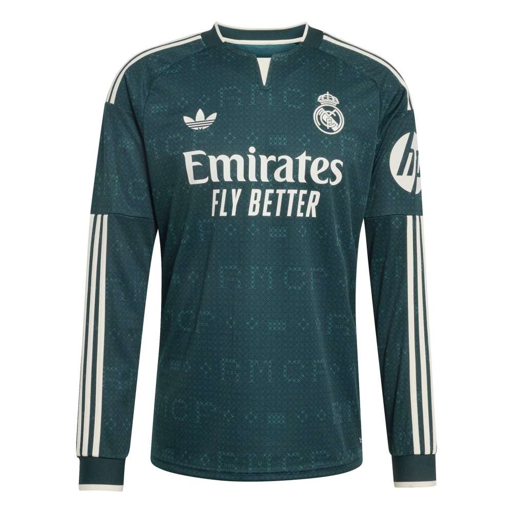 Adidas Real Madrid Langermet Fotballdrakt 26/27 Borte