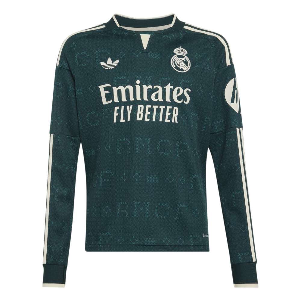Adidas Real Madrid Langermet Fotballdrakt 26/27 Barn Borte
