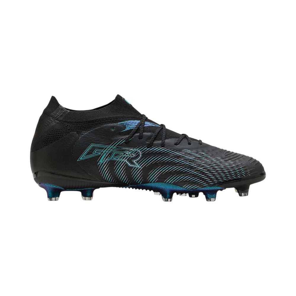 Puma FUTURE 9 Ultimate AG Fotballsko Eclipse Sort/Turkis