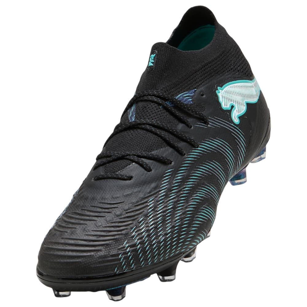Puma FUTURE 9 Ultimate AG Fotballsko Eclipse Sort/Turkis