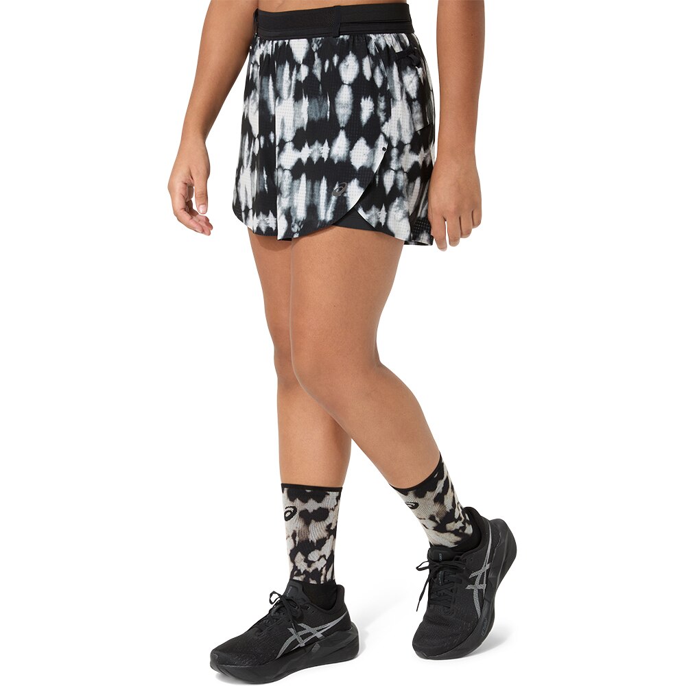 Asics Limited Series Metarun Split Løpeshorts Dame Sort/Hvit