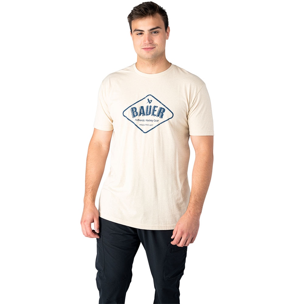 Bauer Diamond Graphic T-skjorte Hvit