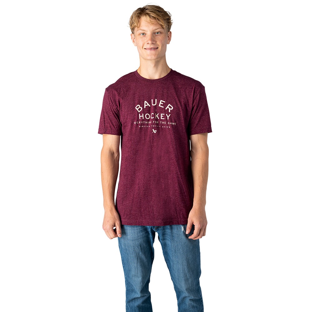 Bauer Everything Graphic T-skjorte Burgunder