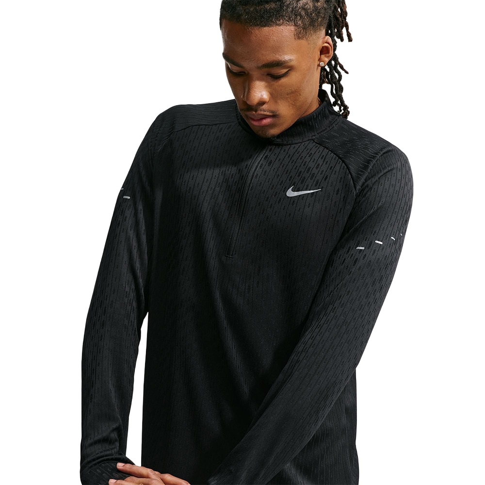 Nike Stride Aero-FIT Langermet Trøye Herre Sort