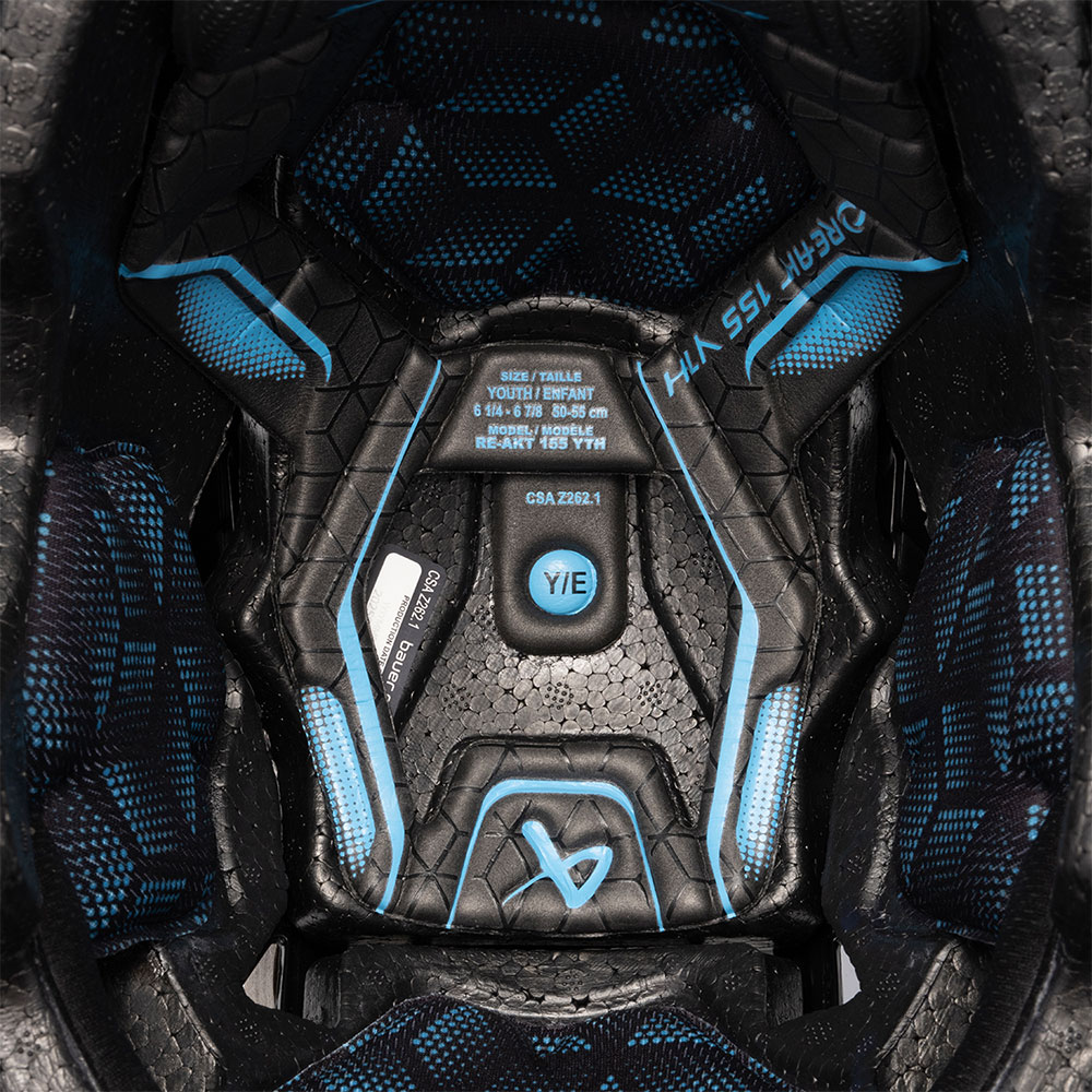 Bauer RE-AKT Barn 155 Combo Hockeyhjelm Hvit