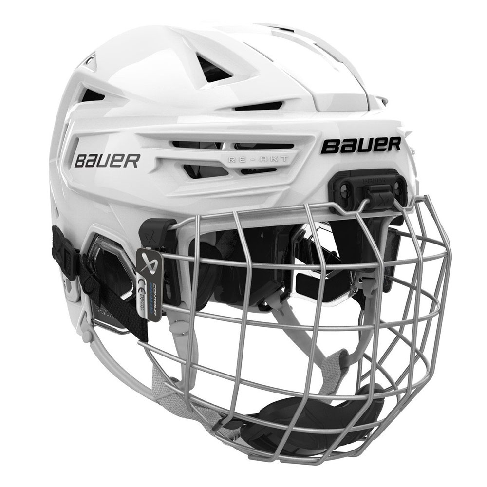 Bauer RE-AKT Barn 155 Combo Hockeyhjelm Hvit