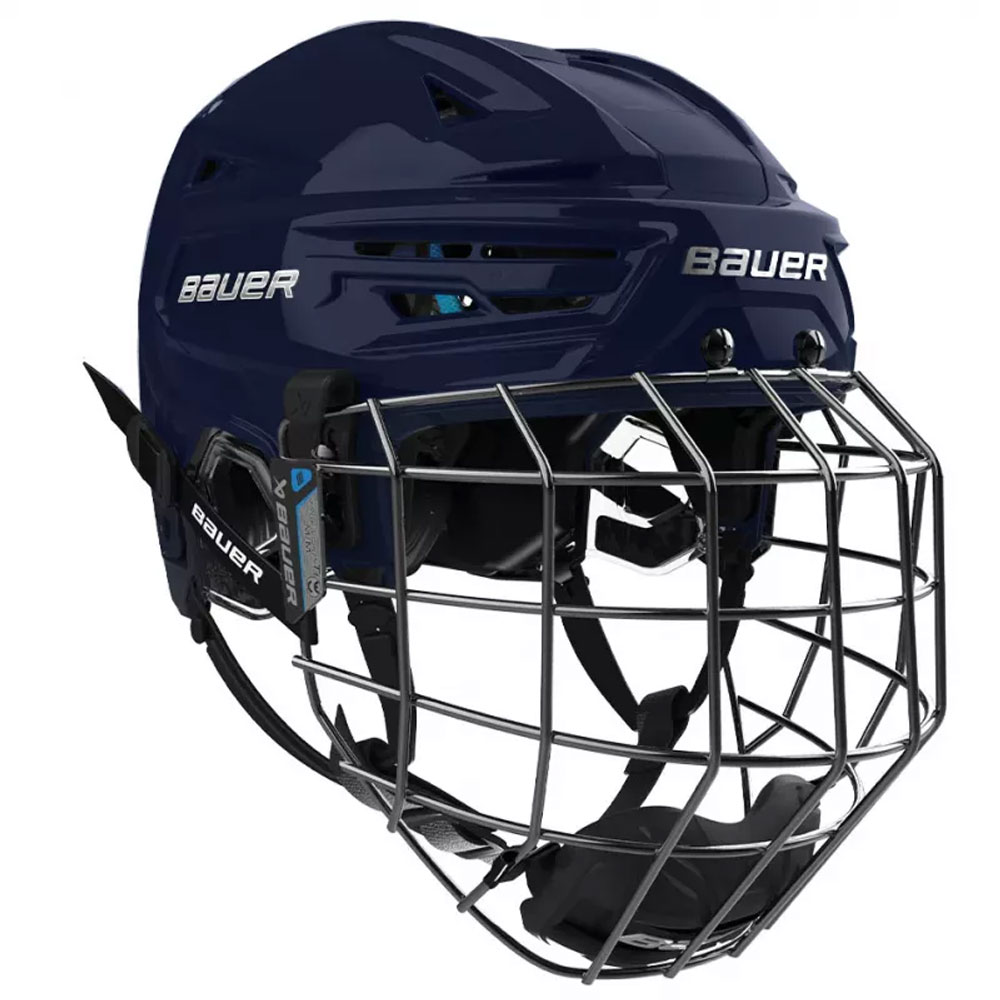 Bauer RE-AKT 155 Combo Hockeyhjelm Marine