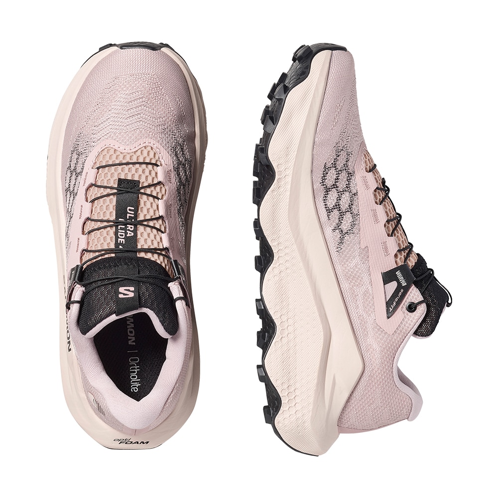 Salomon Ultra Glide 4 Løpesko Dame Grå/Beige