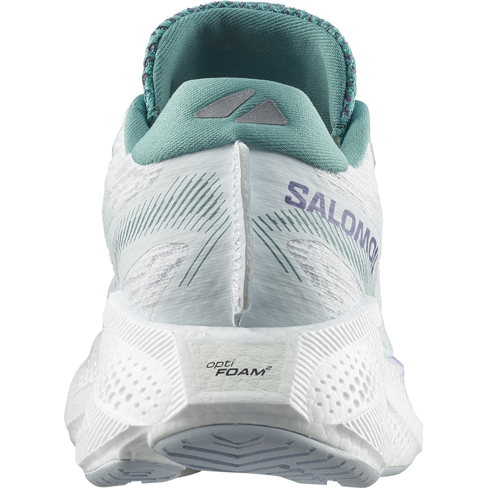 Salomon Aero Glide 4 Løpesko Dame Hvit/Blå