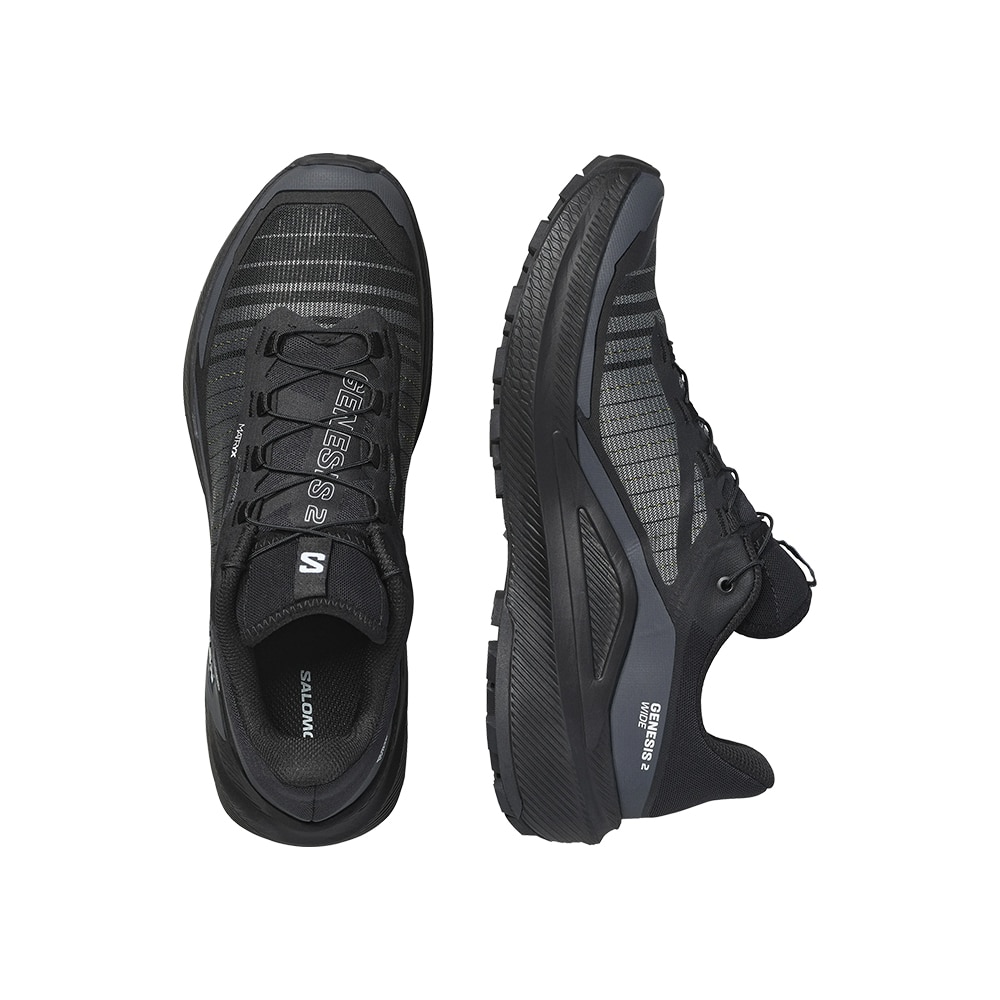Salomon Genesis 2 Wide Løpesko Sort
