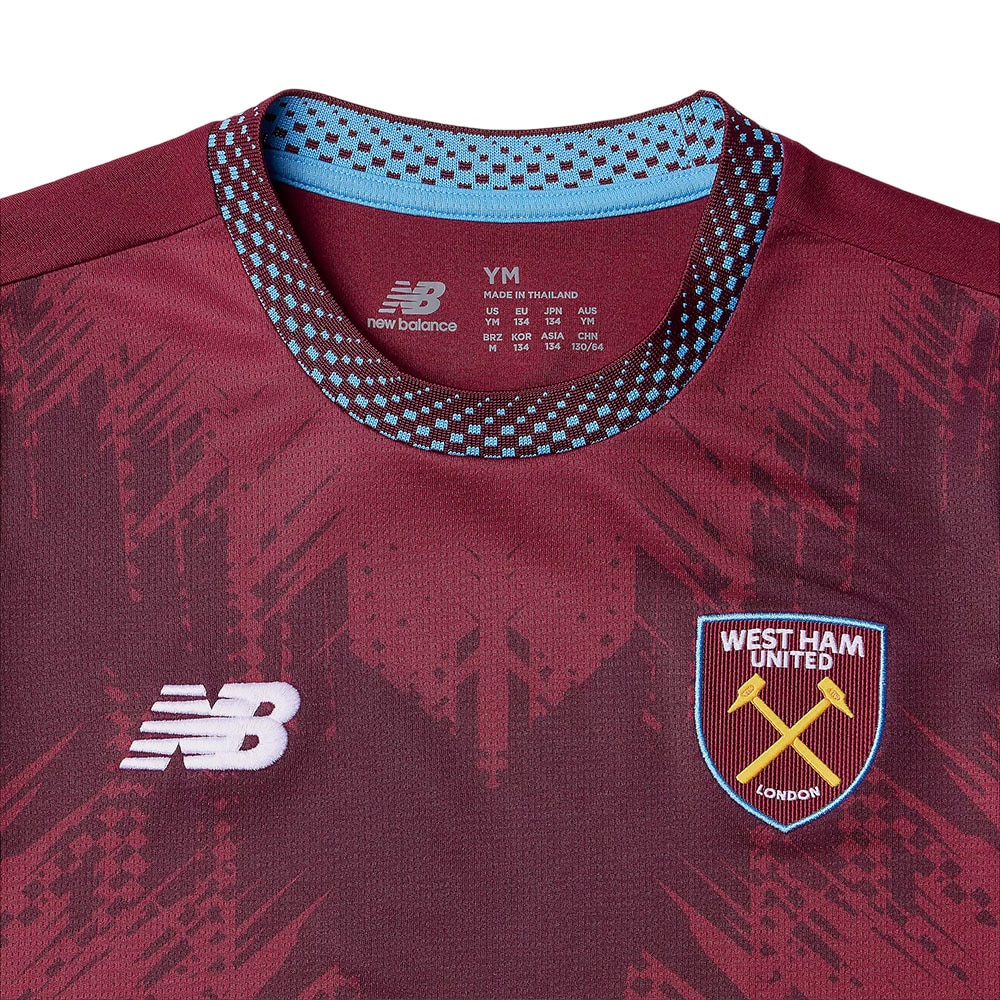 New Balance West Ham Fotballdrakt 26/27 Barn Hjemme