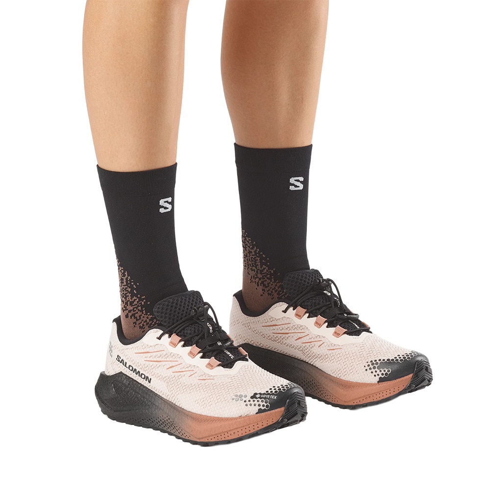 Salomon Aero Blaze 4 GRVL GTX Løpesko Dame Beige/Sort/Brun