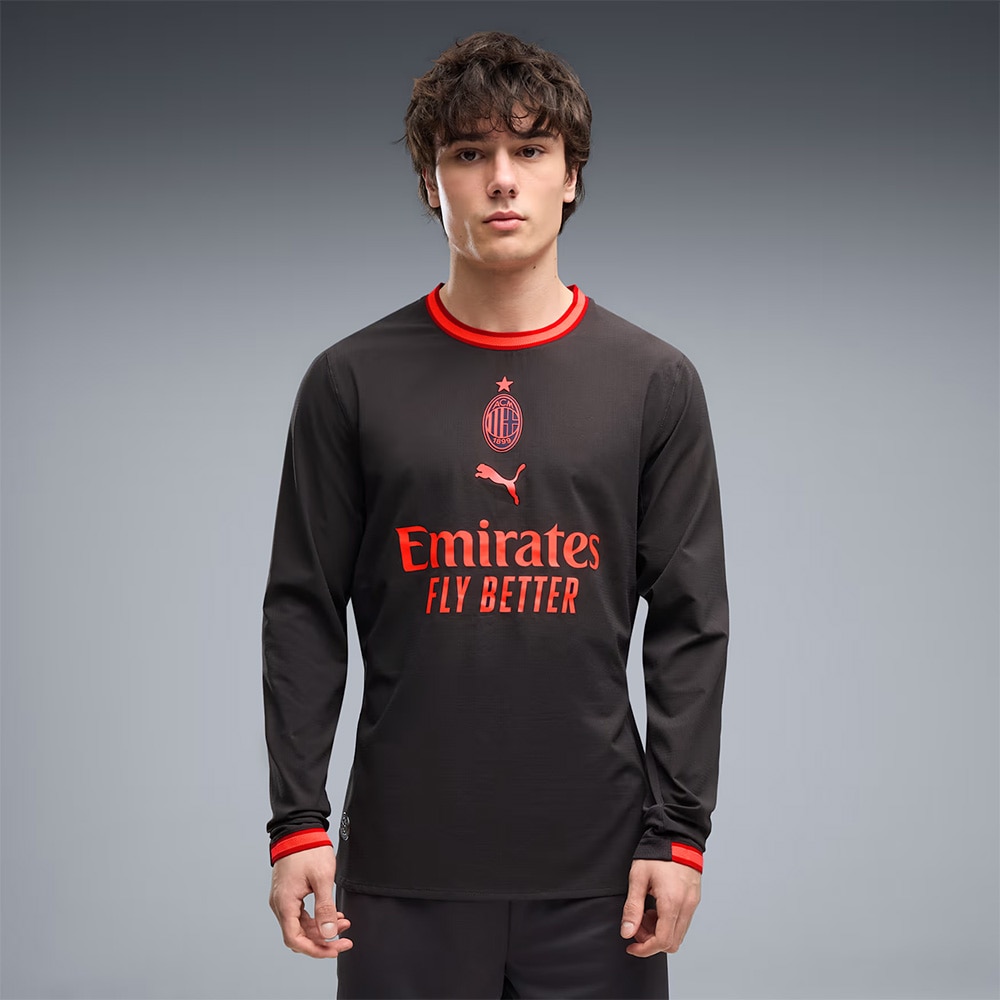 Puma AC Milan Authentic Langermet Fotballdrakt 26/27 Tredje
