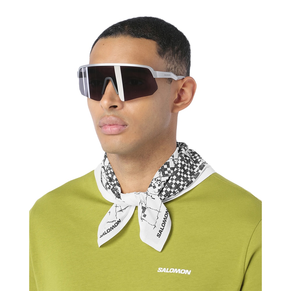 Salomon Graphic Bandana Hvit/Sort