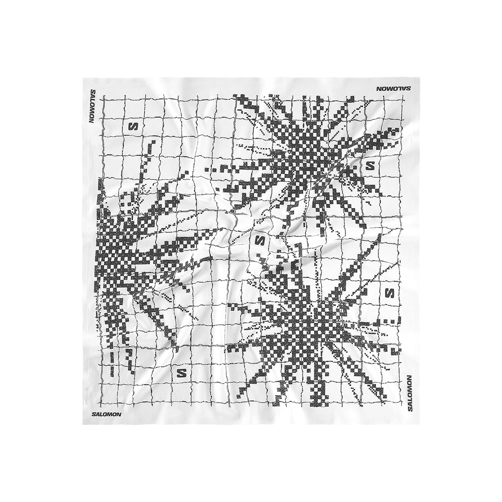Salomon Graphic Bandana Hvit/Sort