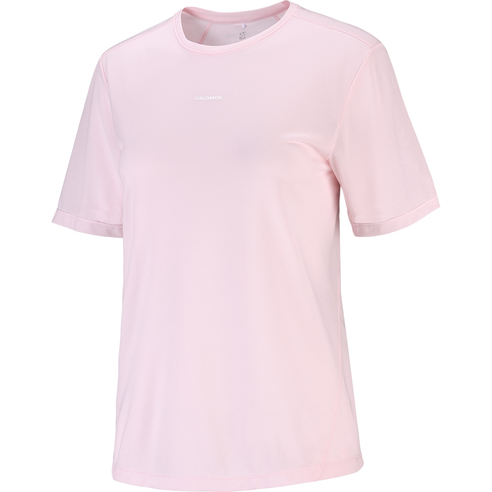 Salomon Shakeout Core T-skjorte Dame Rosa