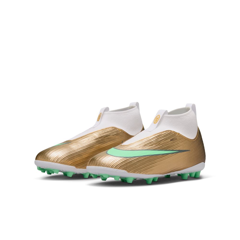 Nike Mercurial Superfly 11 Academy Laceless AG Fotballsko Barn KM Gull