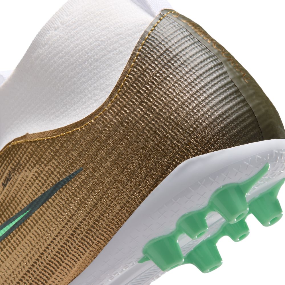 Nike Mercurial Superfly 11 Academy Laceless AG Fotballsko Barn KM Gull