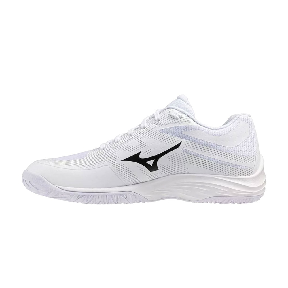 Mizuno Lightning Star Kids Håndballsko Barn Hvit/Sølv
