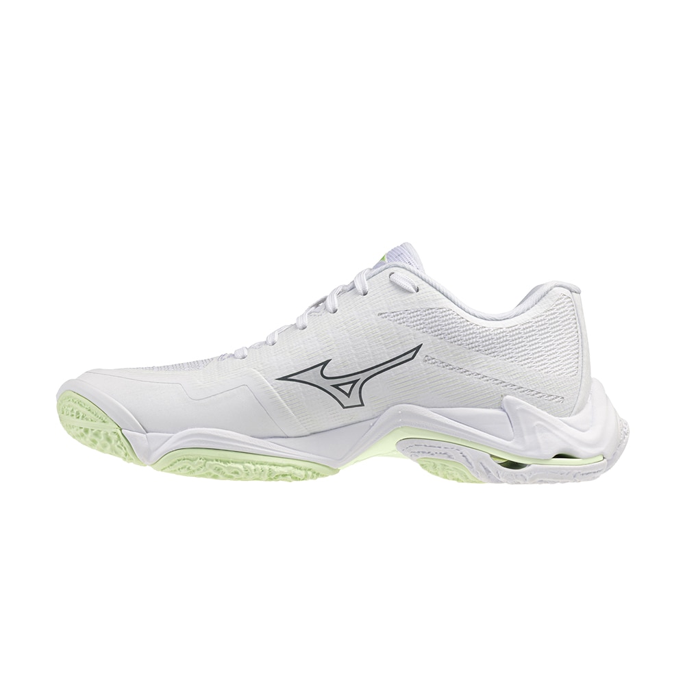 Mizuno Wave Lightning Elite Håndballsko Dame Hvit/Grønn