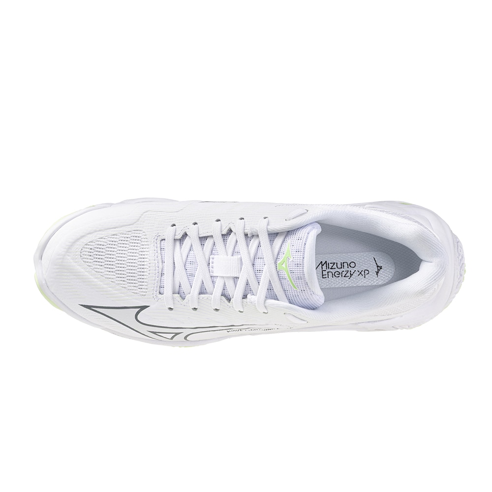 Mizuno Wave Lightning Elite Håndballsko Dame Hvit/Grønn