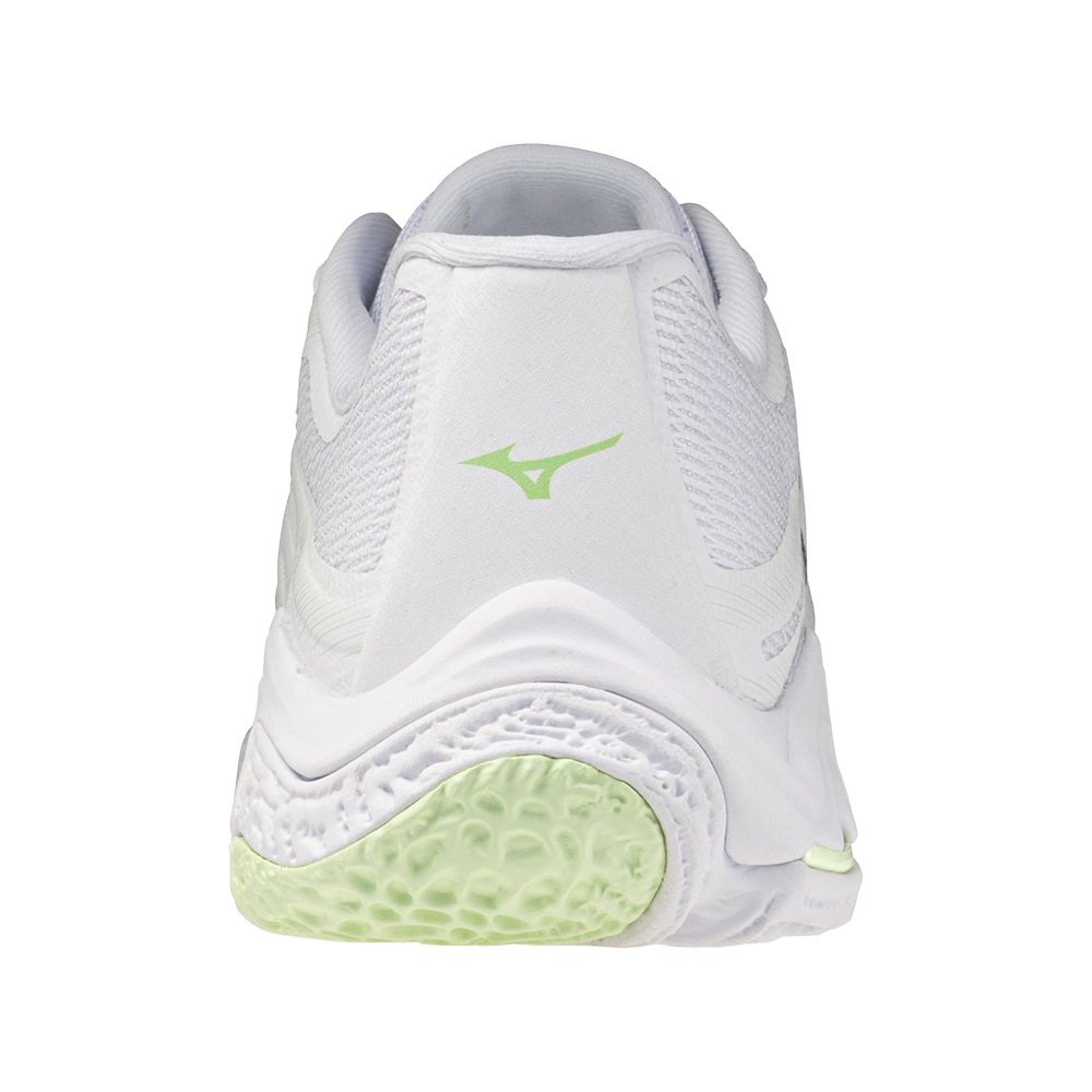 Mizuno Wave Lightning Elite Håndballsko Dame Hvit/Grønn