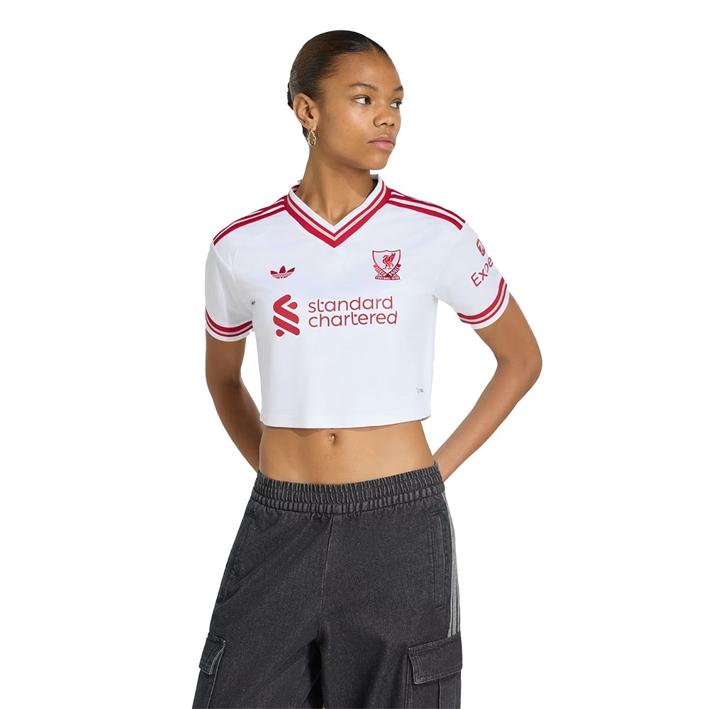 Adidas Liverpool FC Cropped Fotballdrakt 26/27 Dame Borte