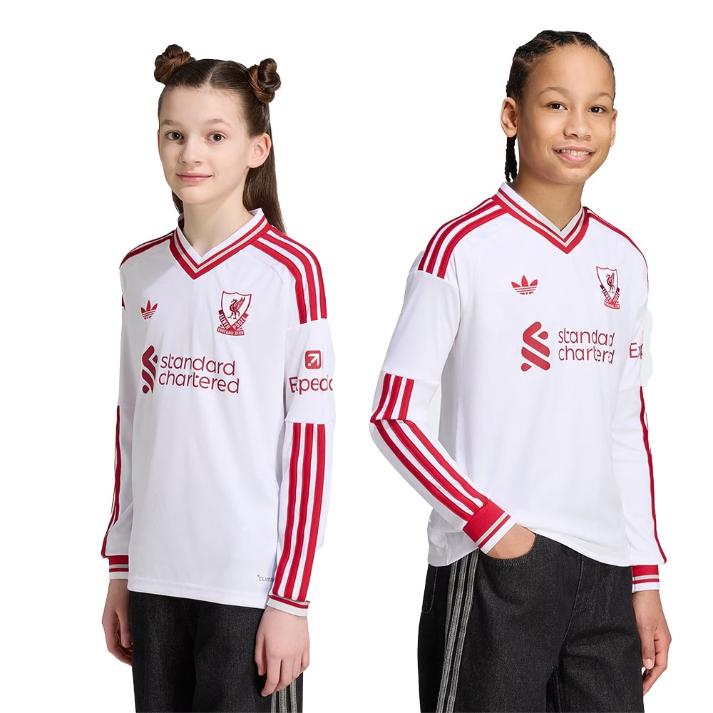 Adidas Liverpool FC Langermet Fotballdrakt 26/27 Barn Borte
