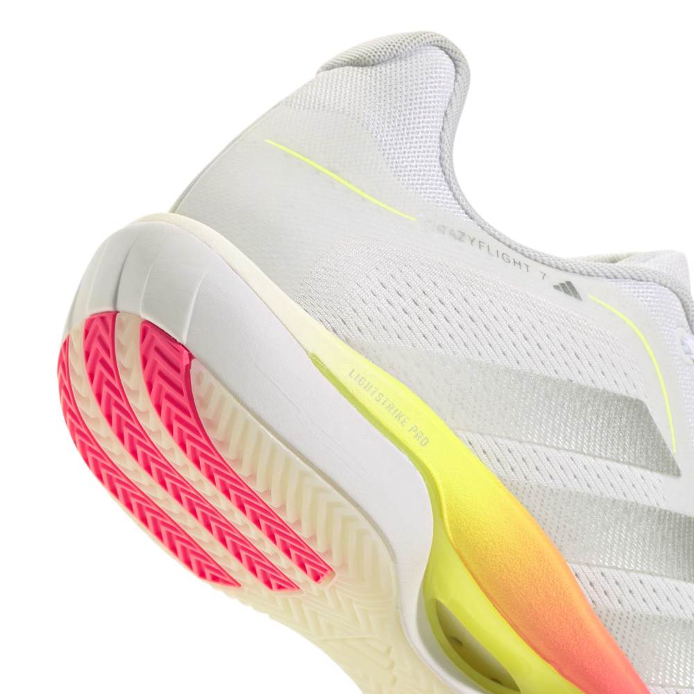 Adidas Crazyflight 7 Håndballsko Dame Hvit/Grå/Oransje
