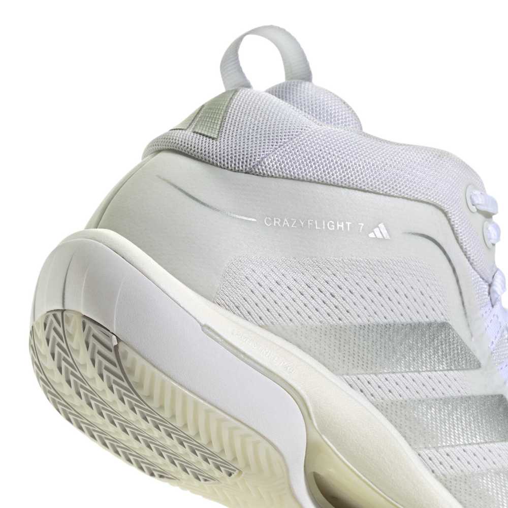 Adidas Crazyflight 7 Mid Håndballsko Dame Hvit/Sølv
