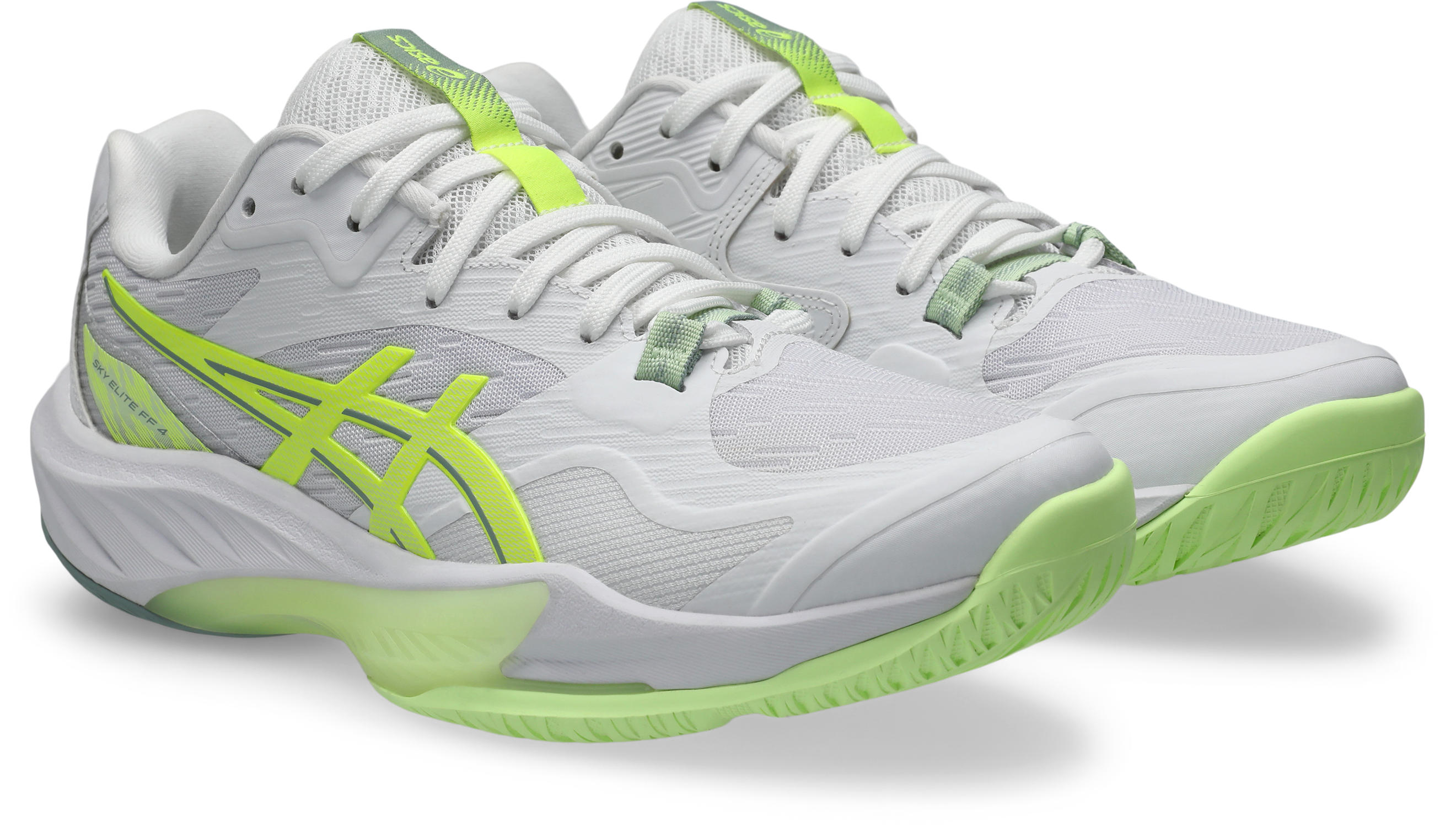 Asics Sky Elite FF 4 Håndballsko Dame Hvit/Gul