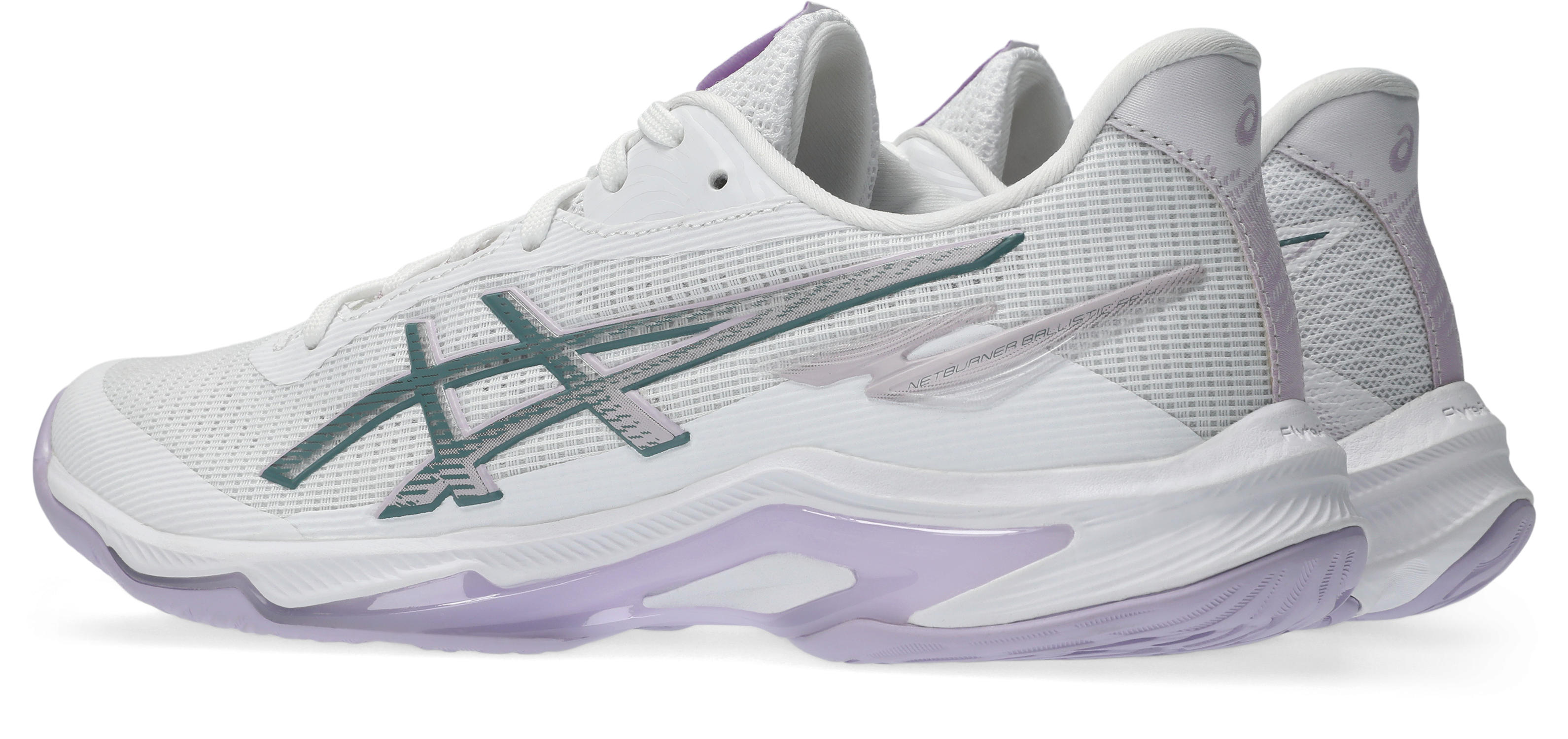 Asics Netburner Ballistic FF 4 Håndballsko Dame Hvit/Lilla