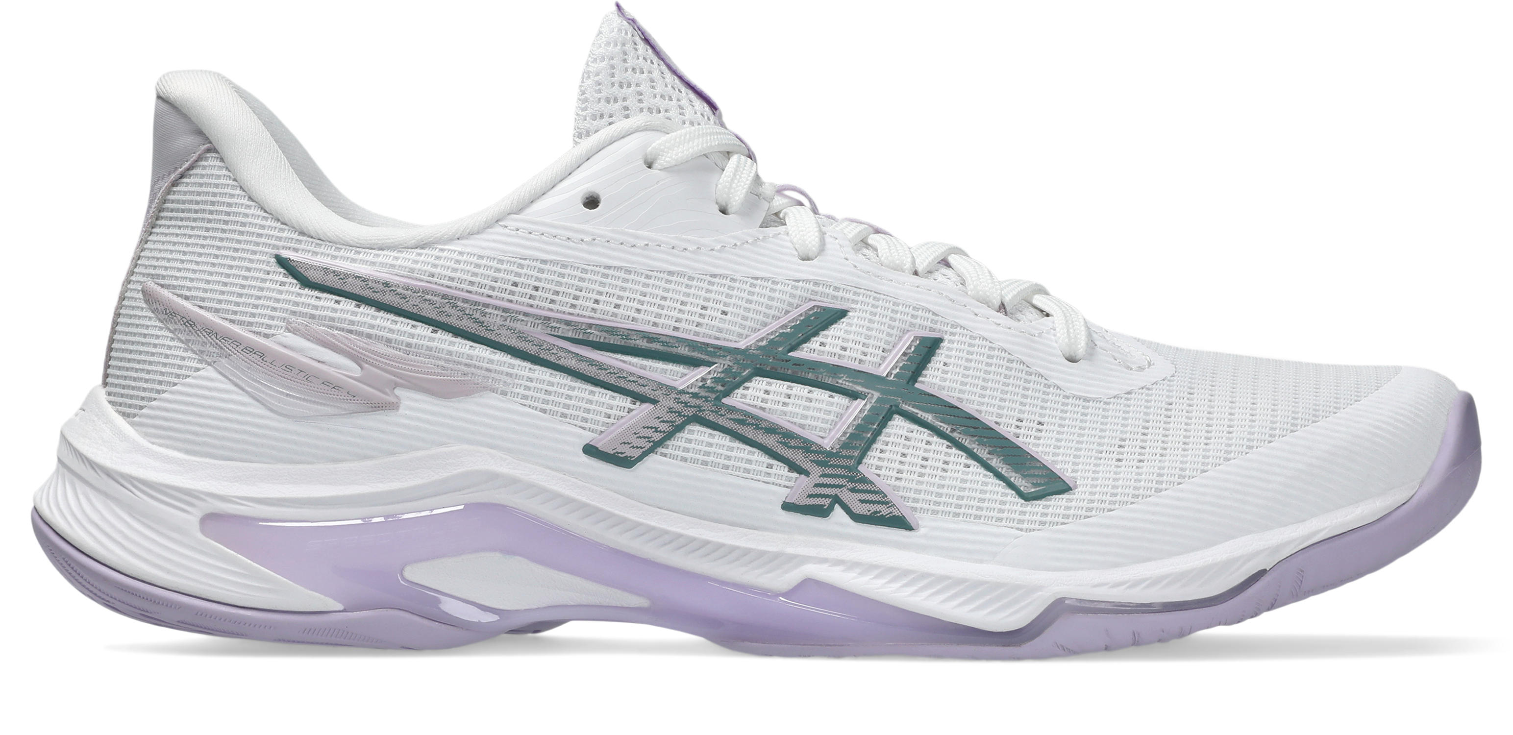 Asics Netburner Ballistic FF 4 Håndballsko Dame Hvit/Lilla