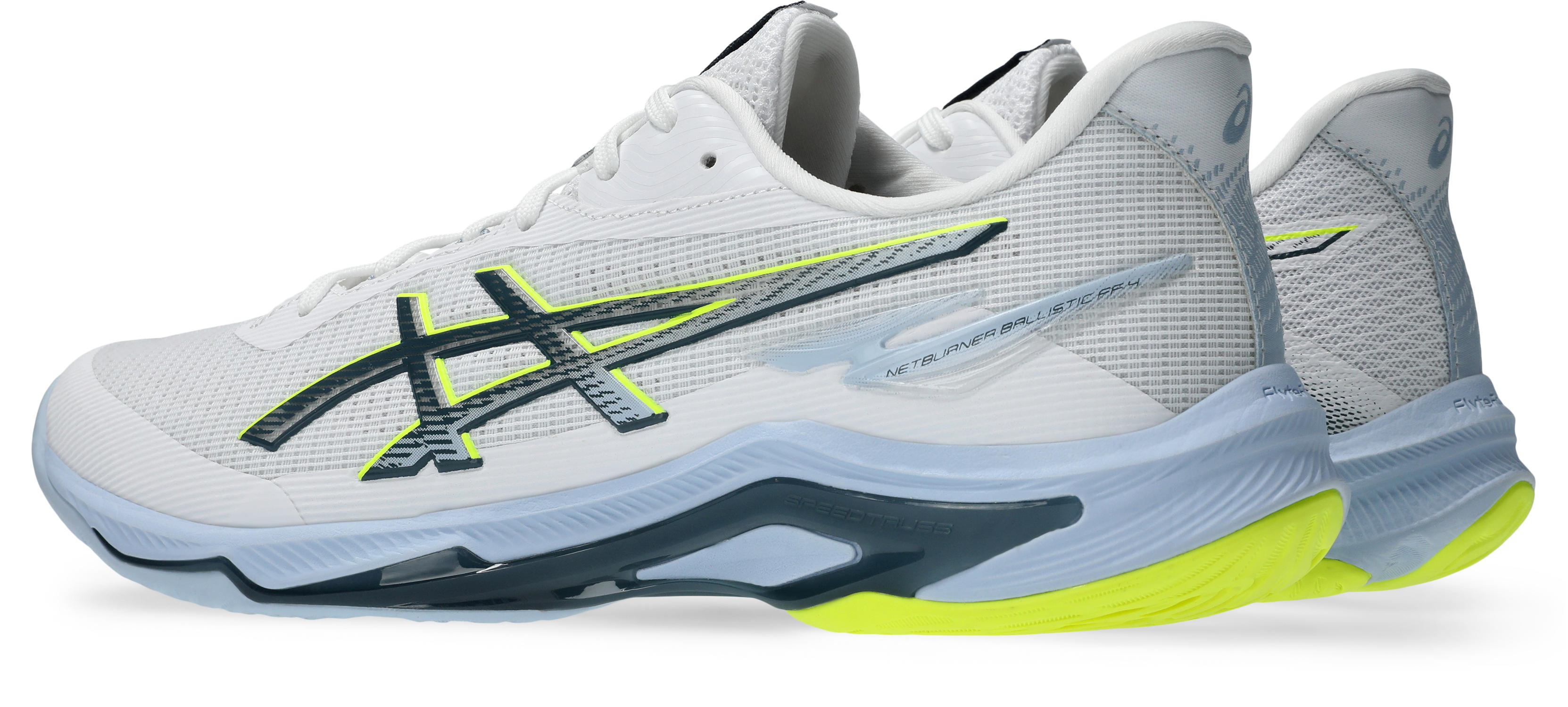 Asics Netburner Ballistic FF 4 Håndballsko Herre Hvit/Blå