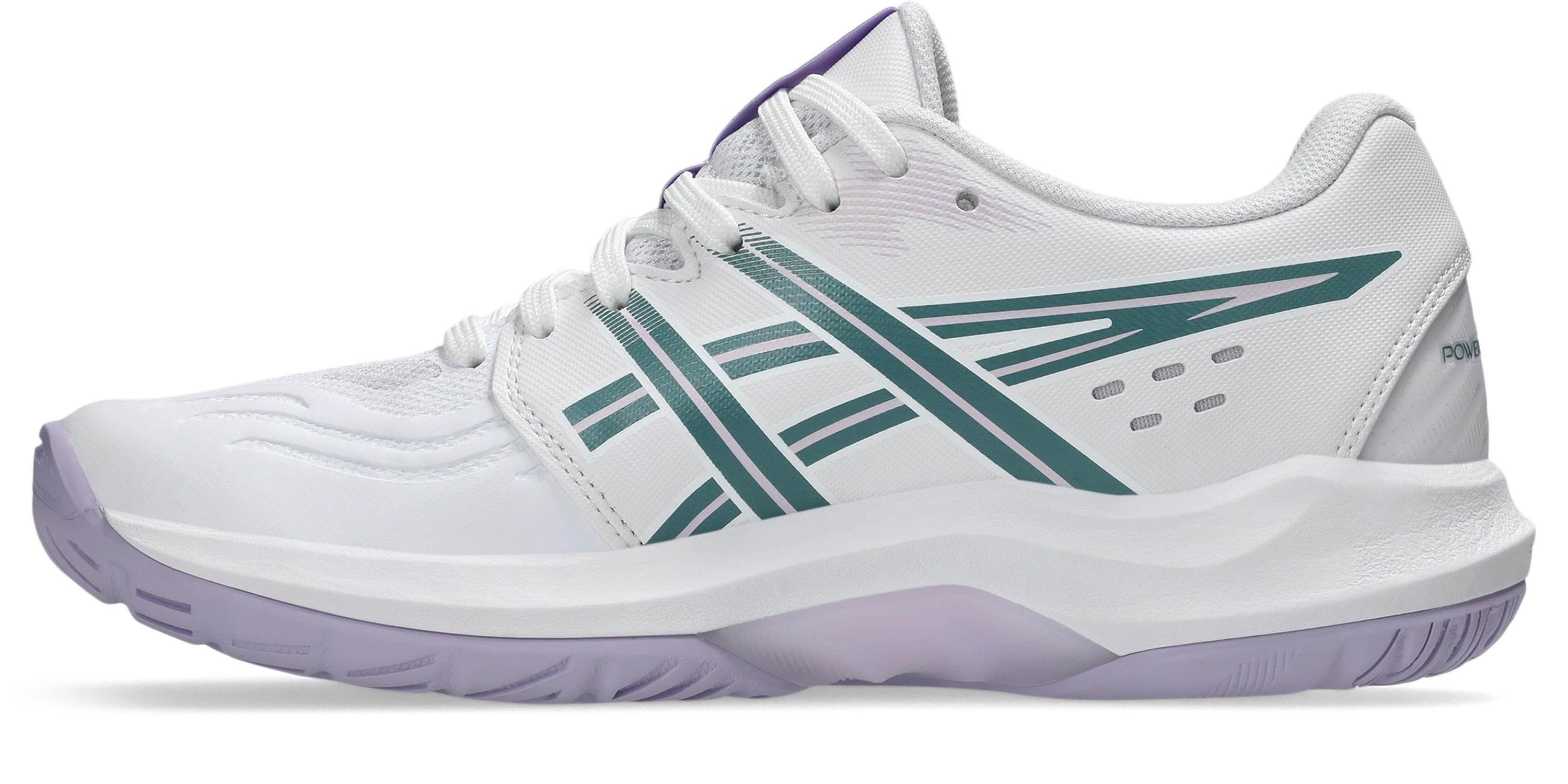 Asics Powerbreak FF Håndballsko Dame Hvit/Turkis
