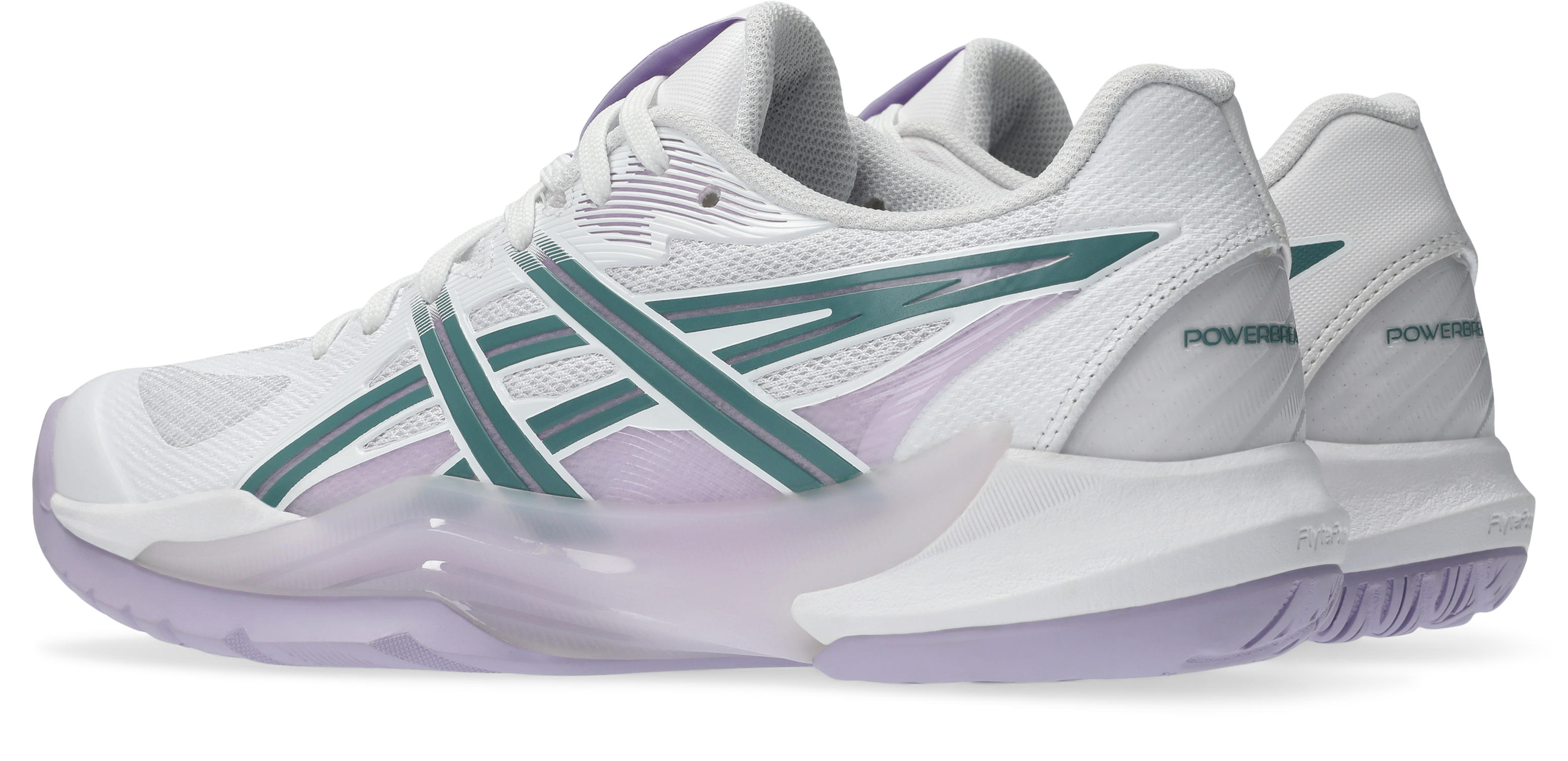 Asics Powerbreak FF Håndballsko Dame Hvit/Turkis