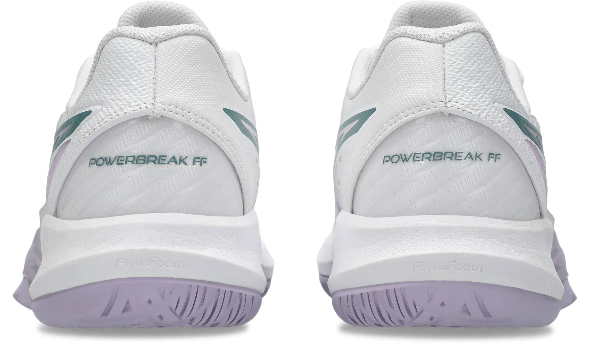 Asics Powerbreak FF Håndballsko Dame Hvit/Turkis