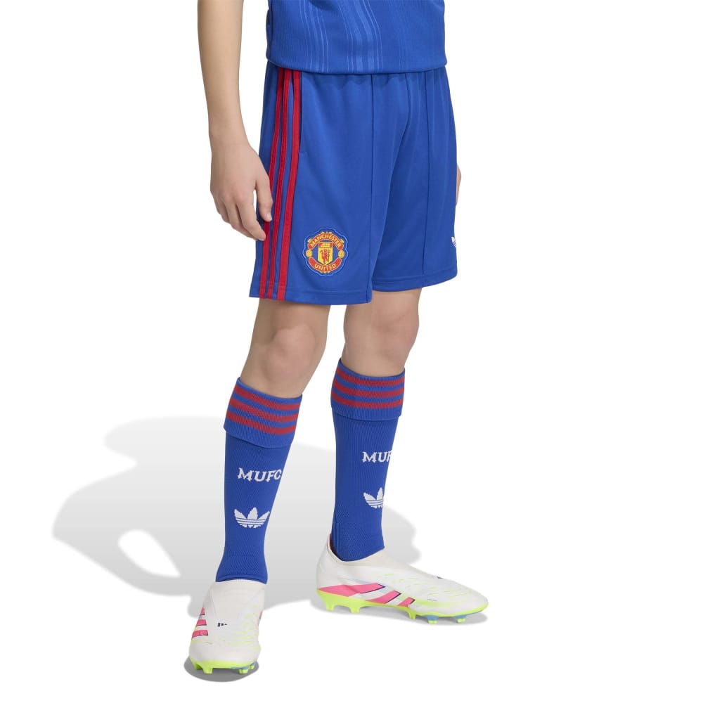 Adidas Manchester United Fotballshorts 26/27 Barn Borte