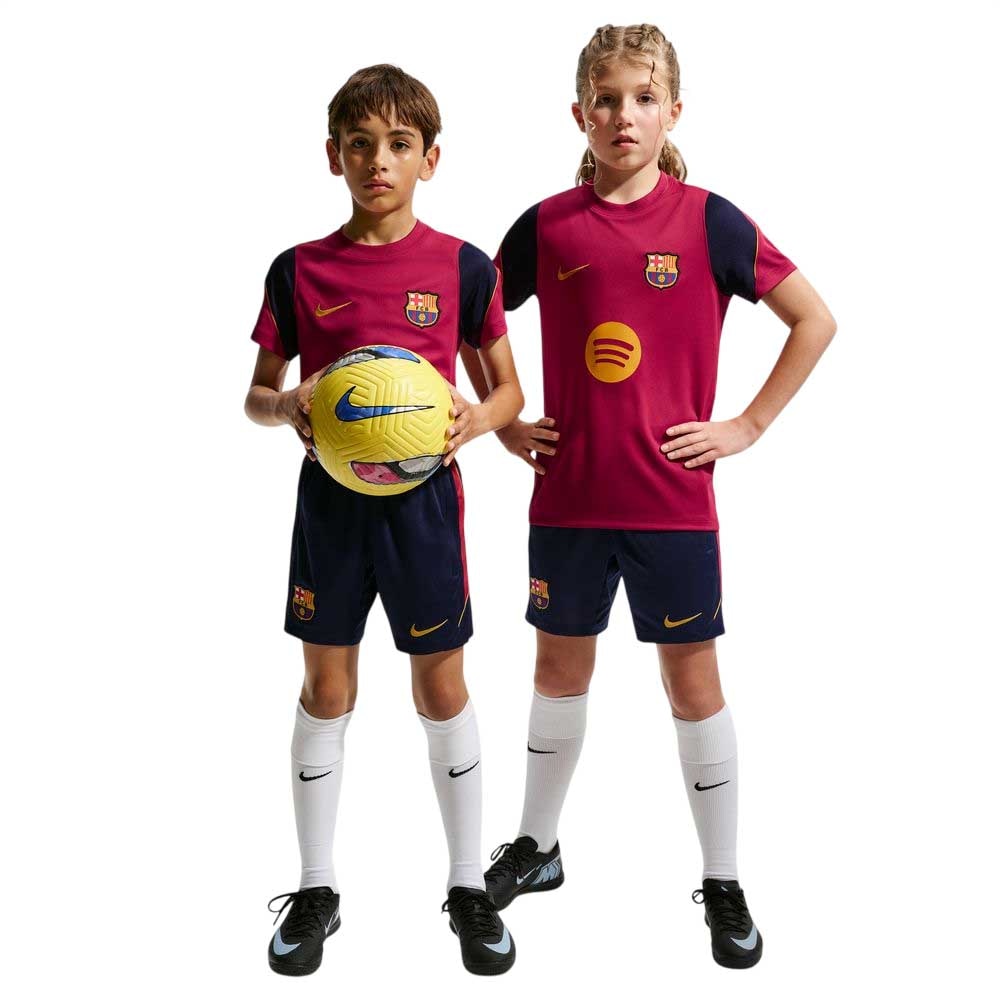 Nike FC Barcelona Dri-FIT Strike Fotballshorts 26/27 Barn Blå/Rød