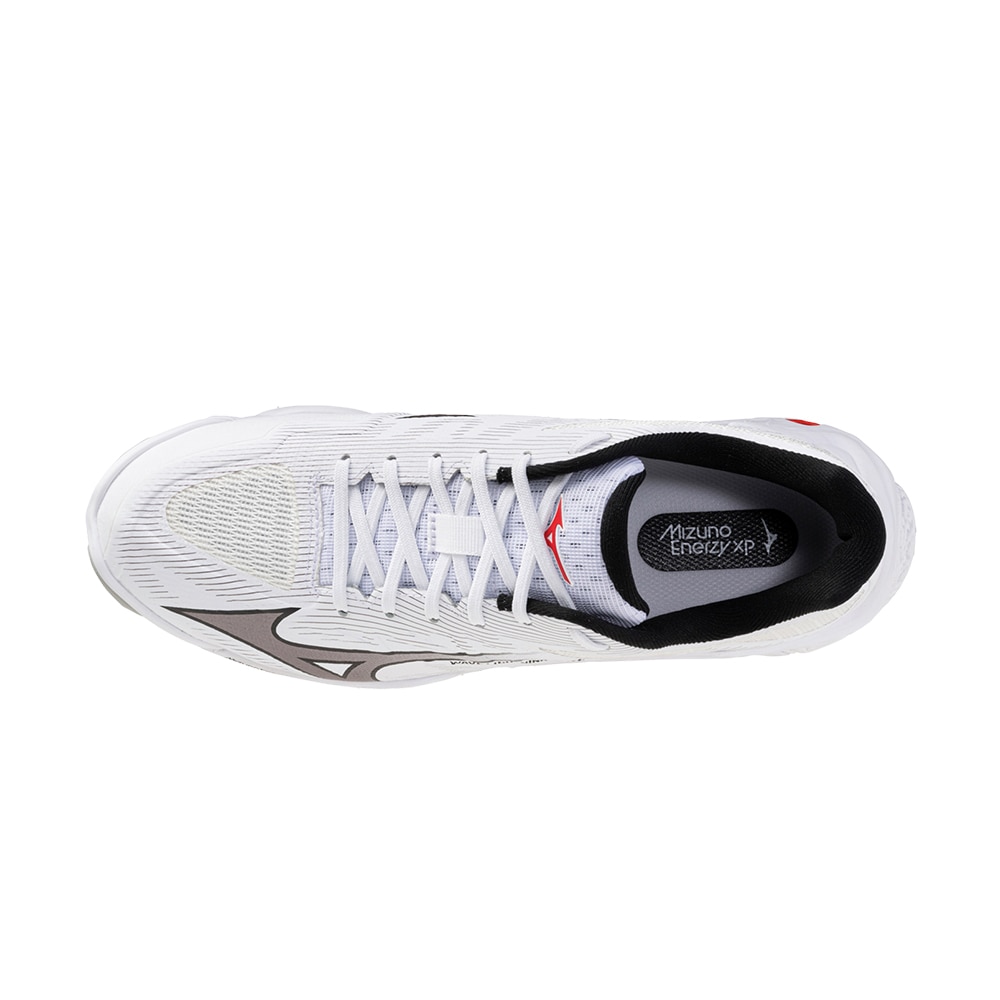Mizuno Wave Lightning Elite Håndballsko Hvit/Grå/Rød