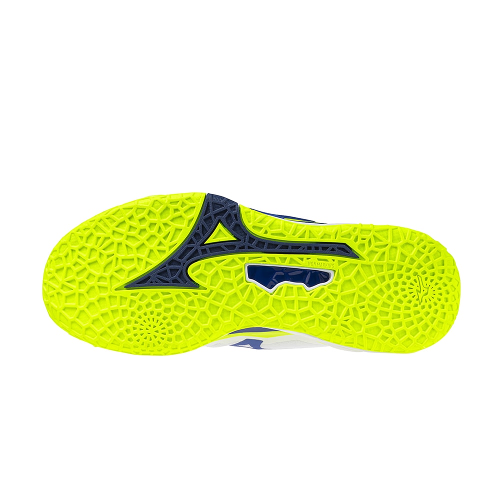 Mizuno Wave Stealth Neo 2 Håndballsko Hvit/Gul/Blå