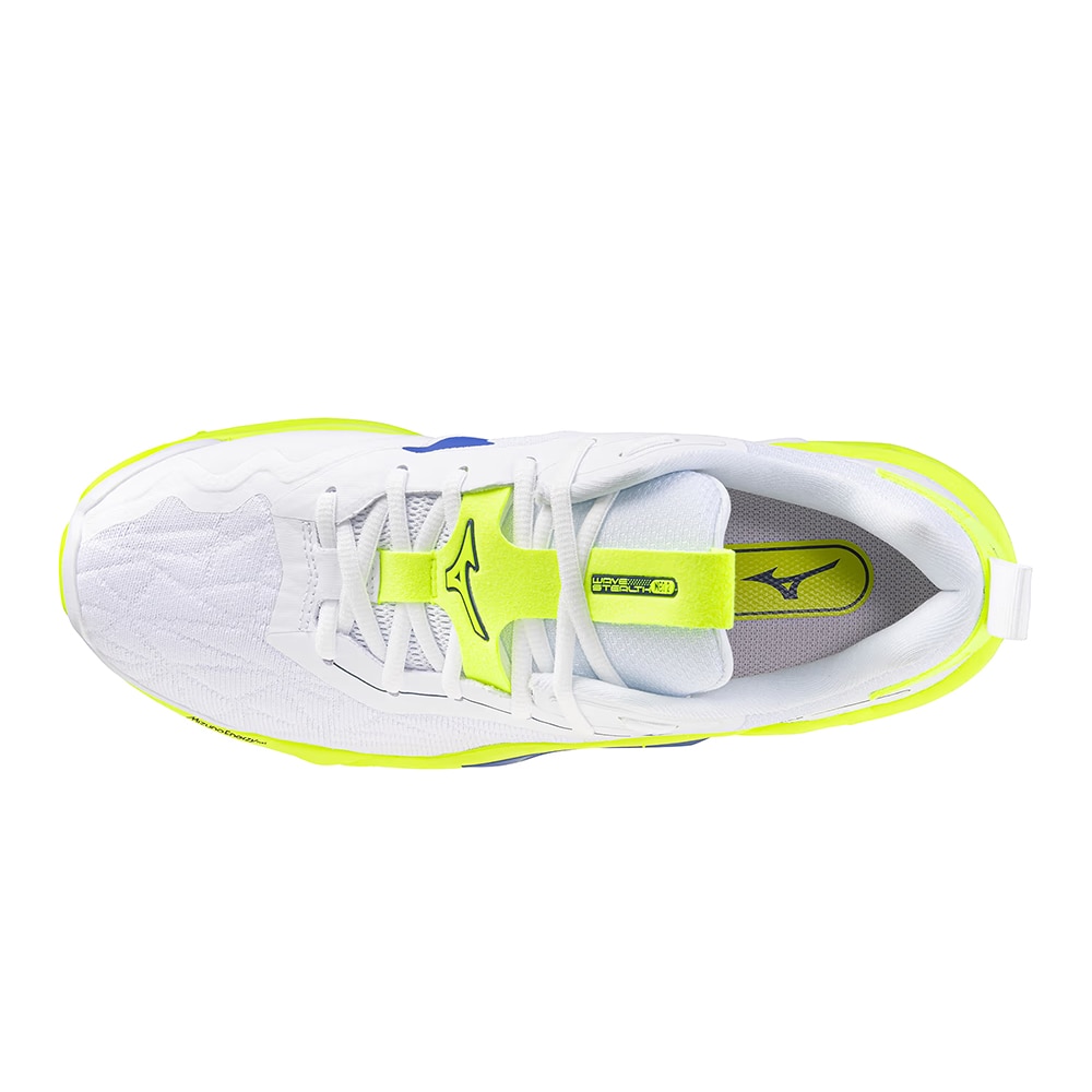 Mizuno Wave Stealth Neo 2 Håndballsko Hvit/Gul/Blå