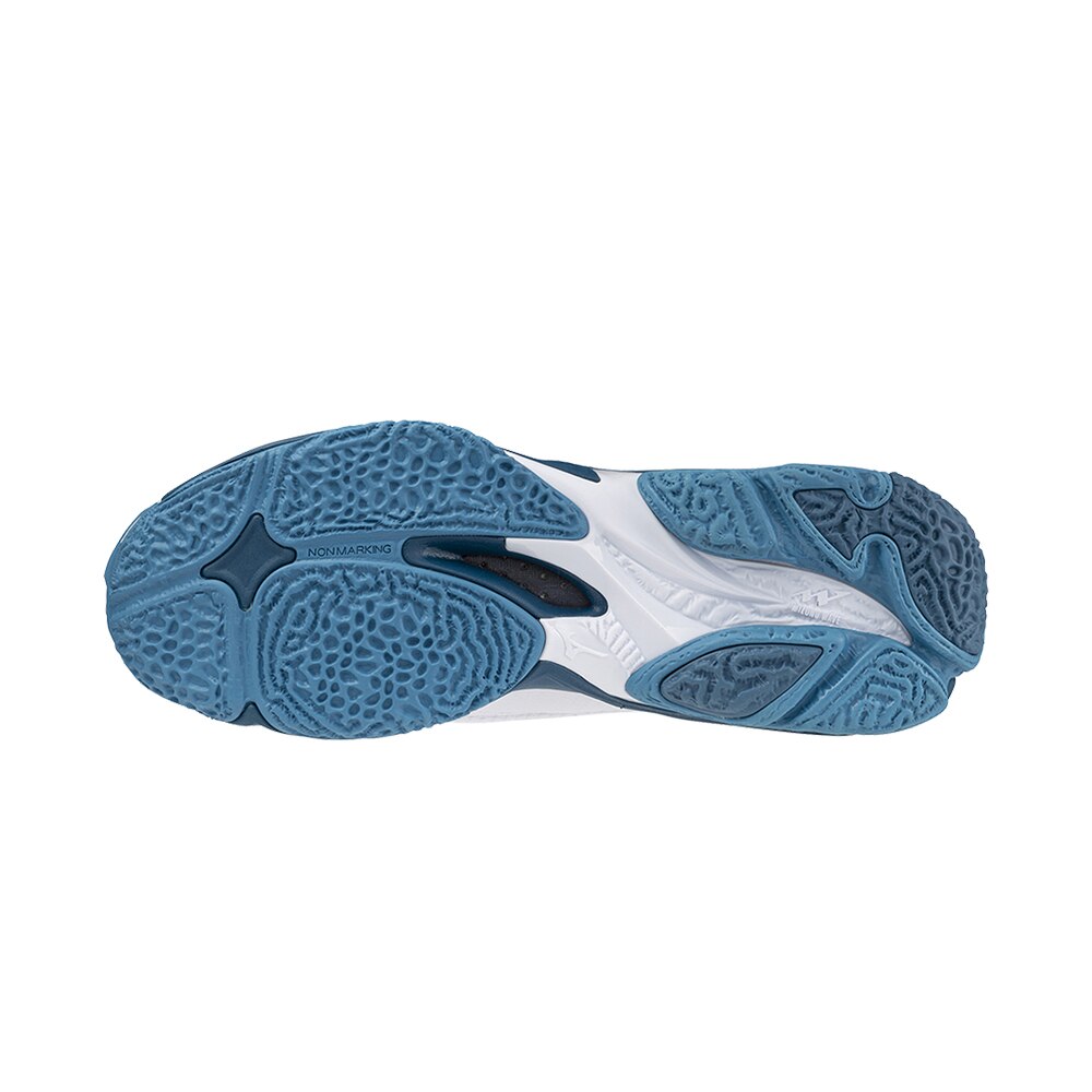Mizuno Wave Lightning Z8 Håndballsko Hvit/Blå
