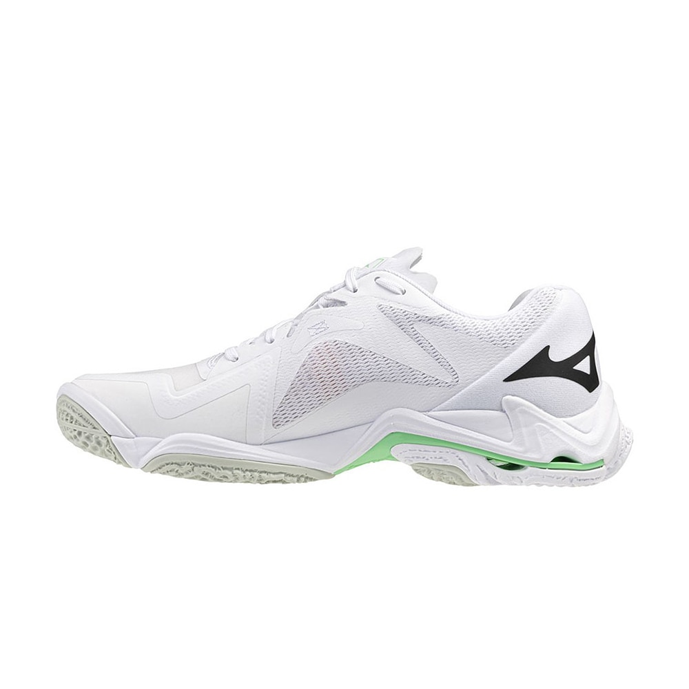 Mizuno Wave Lightning Z8 Hallsko Hvit/Sort/Grønn