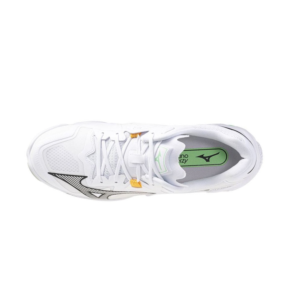 Mizuno Wave Lightning Z8 Hallsko Hvit/Sort/Grønn
