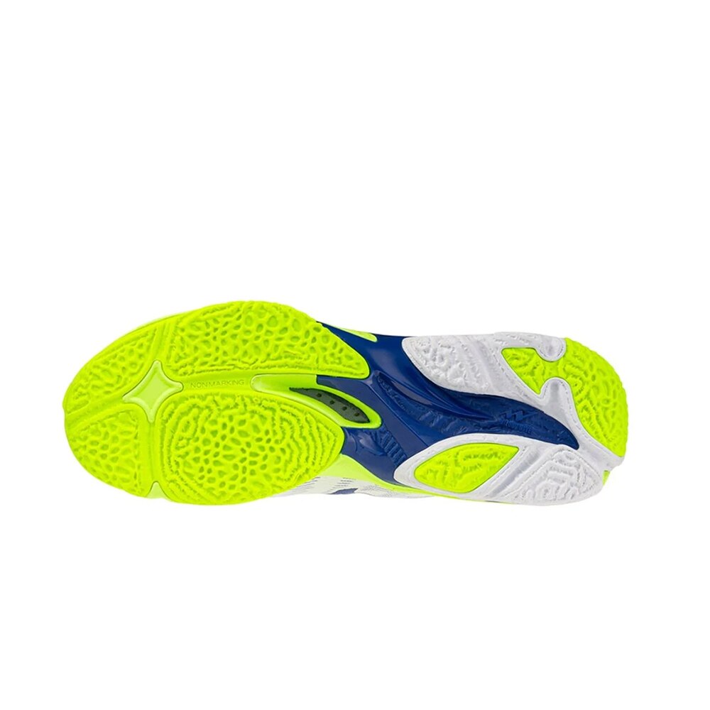 Mizuno Wave Lightning Elite Håndballsko Hvit/Gul/Blå