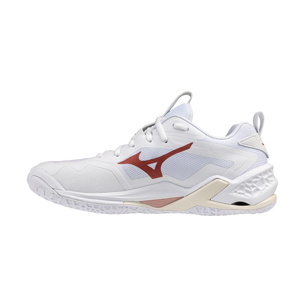 Mizuno Wave Stealth Neo 2 Håndballsko Dame Hvit/Rød