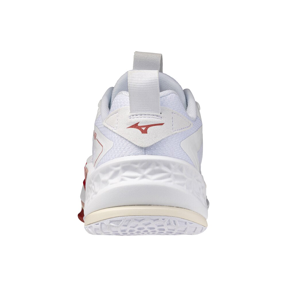 Mizuno Wave Stealth Neo 2 Håndballsko Dame Hvit/Rød